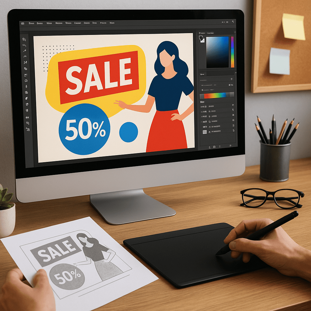 Jak tworzyć atrakcyjne grafiki reklamowe